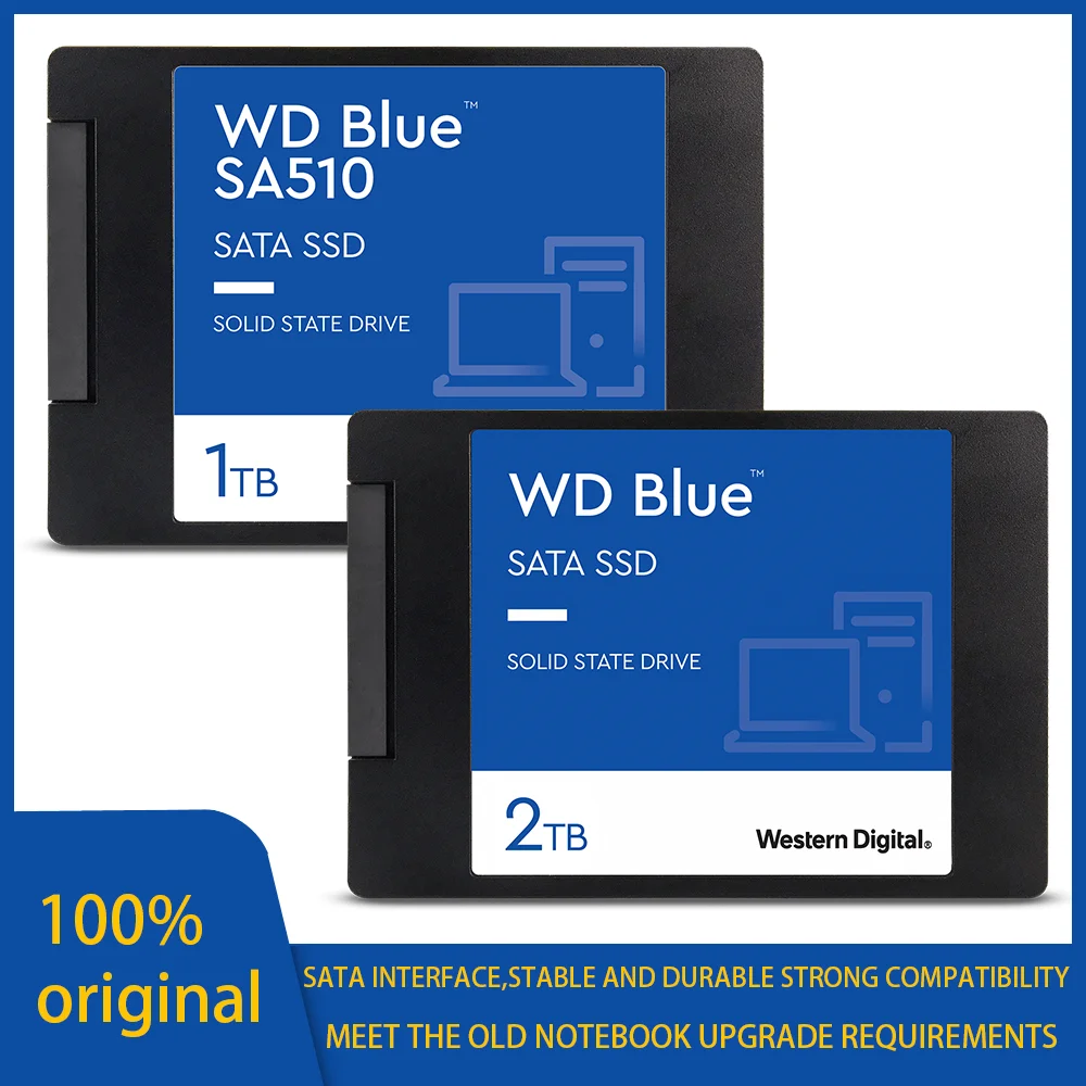    ָ Ʈ ̺, ũž ƮϿ, 2.5 ġ SSD, 500GB, 1T, 2T, WD SA510,  SATA III, ִ 560 MB/s